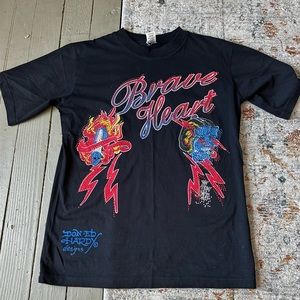 Ed Hardy Oversized tshirt Brave Heart